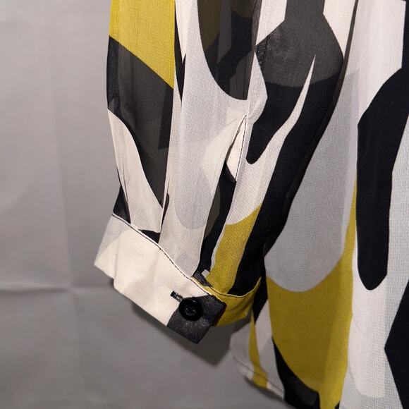 Chadwicks Abstract Print Tunic Blouse women’s Size 16 - Picture 6 of 7